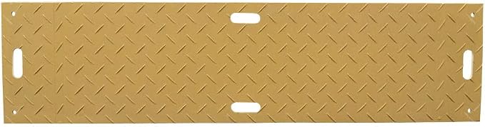10 Pk 2' x 8' - 1/2" Thick Heavy Duty Tan Ground Protection Mats - Easily - Image 7