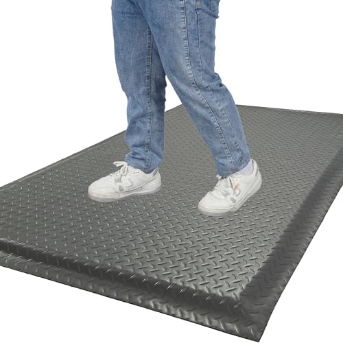 Nisorpa Anti Fatigue Mats Industrial 3' x 6' Ergonomic Standing Mat 15/16" by Nisorpa