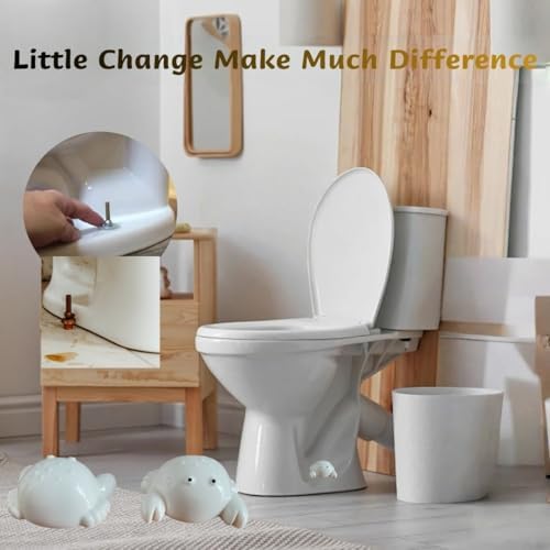 2 Pack Toilet Bolt Caps, Ceramic White Cute Crab, Decorative Bathroom - Image 2