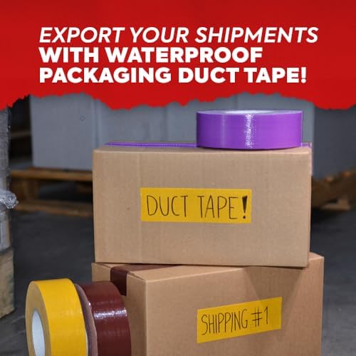 MAT Duct Tape Red Industrial Grade, 2 inch x 60 ft. Waterproof, UV Resistant - Image 6