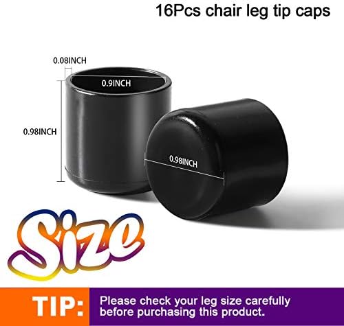 Chair Leg Tips Caps 7/8 inch - Image 2