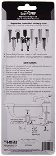 PF WaterWorks PF0907-CH Pop-Up Drain Repair Kit - Image 3