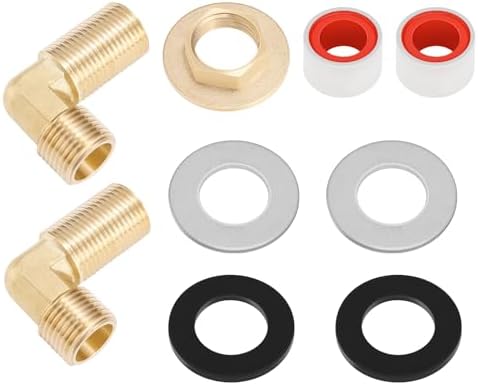 Brass Wall Mount Fauct, Commercial Sink Fauct Installation Kit - Image 2