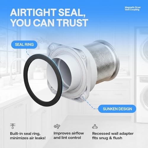 Magnetic Dryer Vent Kit for Tight Spaces - Image 3