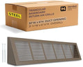 Fits 30x6 Duct Opening | Steel Triangular Baseboard Return Air Grille by Handua by Handua