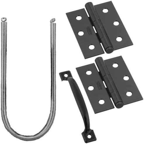 National Hardware Screen/Storm Door Set, Hook and Eye, Spring and Screws; - Image 5