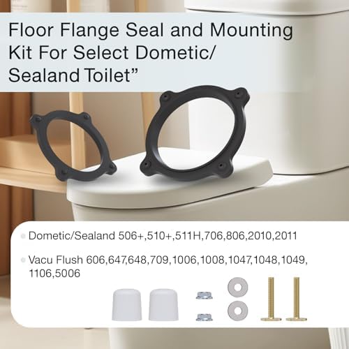 RV Toilet Floor Flange Seal Complete Kit, 385310063 Floor Flange - Image 3