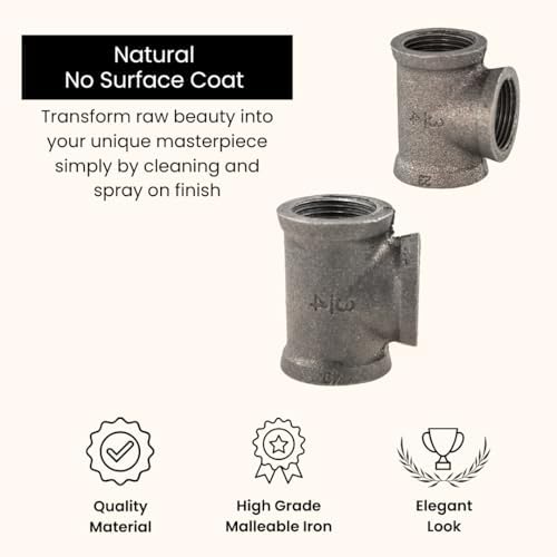 Tee 3/4" Pipe Fitting – Industrial Threaded Black Iron Pipe Fitting - Image 7