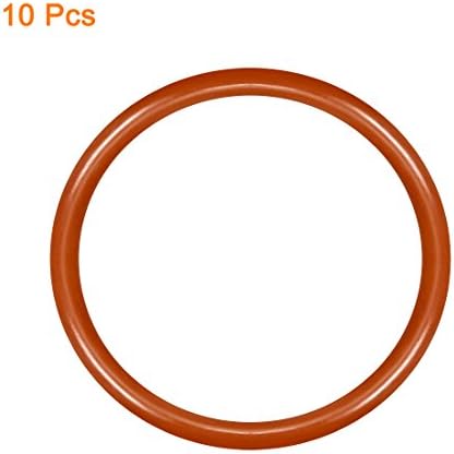 uxcell Silicone O-Ring, 33mm Outside Diameter, 28.2mm Inner Diameter, 2.4mm - Image 2