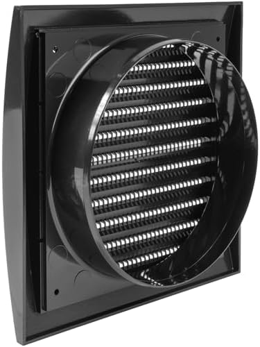Repa Market 6 Inch Black Dryer Vent Hood/Duct Cover - Image 7