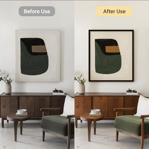 Trimold Glossy Black Molding Trim, Peel and Stick Mirror Border Design - Image 3