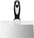 Mister Rui 8" Stainless Steel Drywall Taping Knife, Soft Grip Handle | 8" by MisterRui