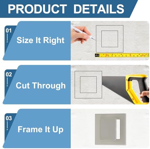 PATIKIL 4x4 Inch Self-Adhesive Access Panel - Image 4
