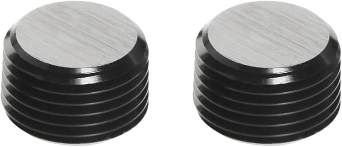 3/8 NPT Male Thread Allen Head Socket Pipe Plug Fitting Aluminum Black - Image 4