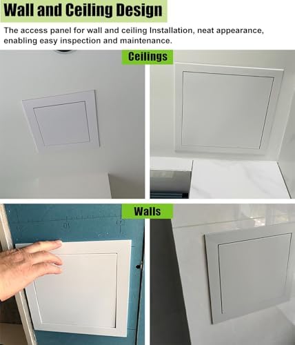 14" X 20", Aluminum Alloy Push-to-Open Inspection Door, Paintable Hidden - Image 5