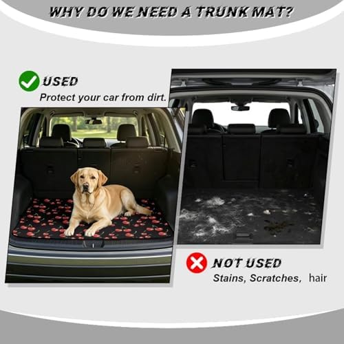 Black Cherry Trunk Mat Universal Waterproof Cargo Liner - Image 4