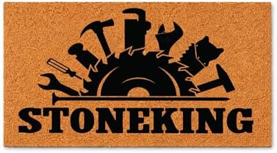 Doormat - Personalized Family Name Tool Design 5905 by WoodByStu