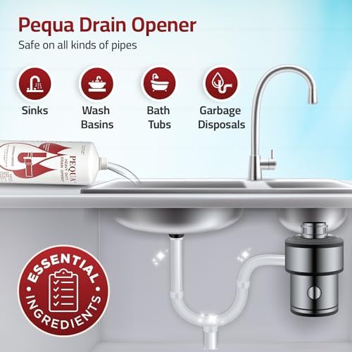 PEQUA INDUSTRIES P-10232 Pequa Heavy Duty Drain Opener, Fast-Acting Formula - Image 3