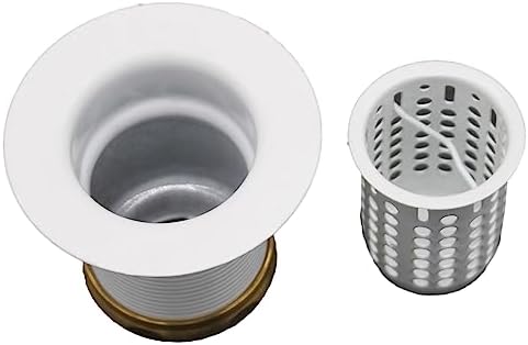 Westbrass Junior Basket Style Bar Sink Strainer, Powder Coat White - Image 3