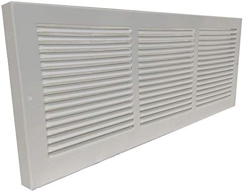 White Baseboard Return Grill by Imperial