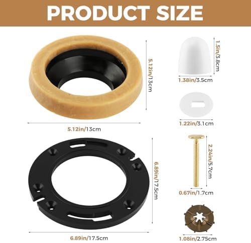 Extra Thick Toilet Wax Ring Replacement Kit - Image 2