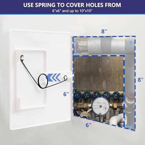 EASY-EXS Access Panels Spring-Fit 8"x8" Square - Image 2