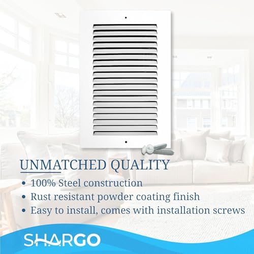 4 x 10 Inch Return Air Vent Cover, Solid Steel HVAC Grille - Image 6
