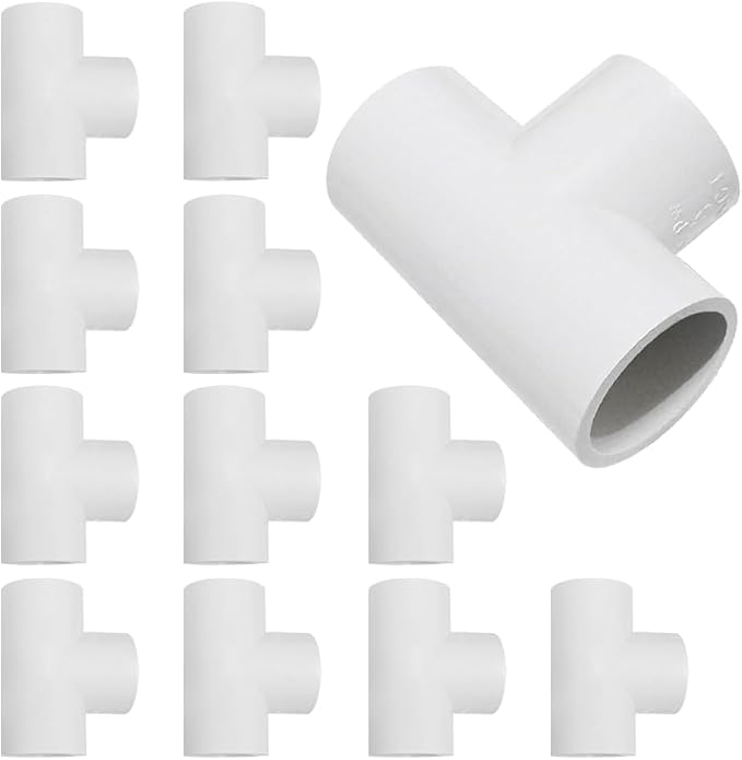 3 Way Flush 3/4 SCH40 TEE PVC Fitting Pipe Connector - Image 3