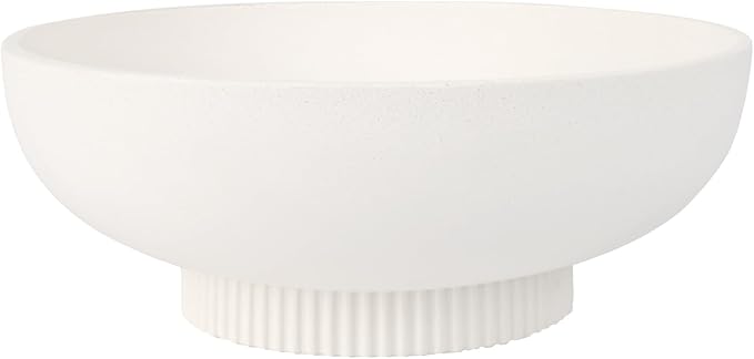 Deobath Large Resin Pedestal Decorative Bowl by Deobath