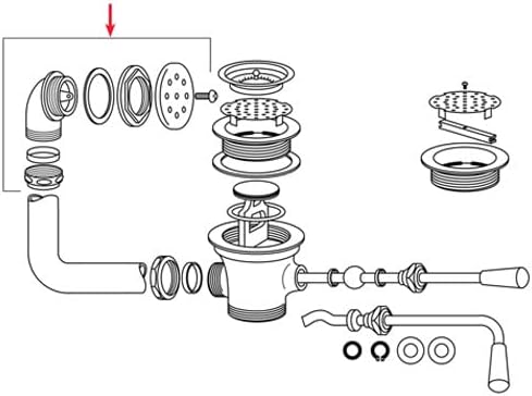 Brass Overflow Head, Durable Sink Overflow Head - Image 7