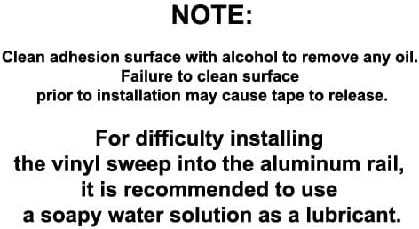 Gordon Glass® 25" Chrome Framed Shower Door Replacement Drip Rail - Image 4