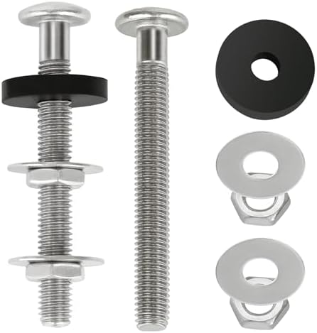Toilet Tank Bolts and Rubber Gaskets Kit - Image 2