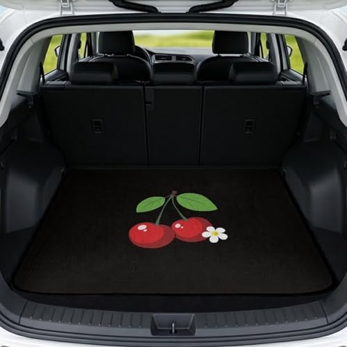 Cherry Car Trunk Mat Universal Fit 29"x39" by Darisoco