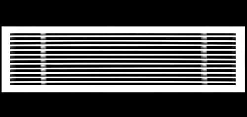 HVAC Premium 36"W X 8"H Linear Aluminum Clip-On Bar Return Air Grille by HVACPremium