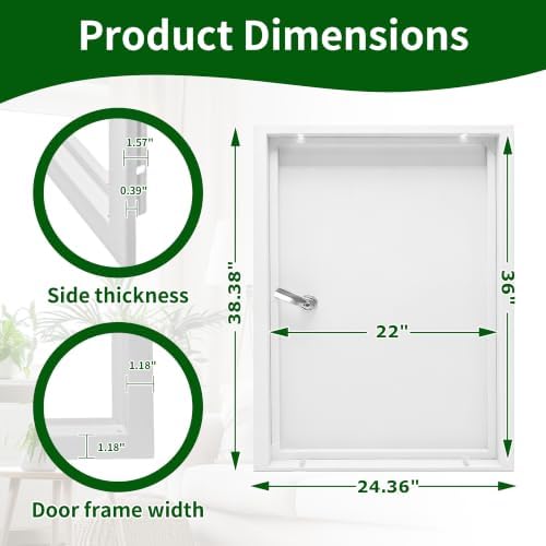 22 x 36 Access Panel for Drywall, Thicken 1.2mm Ceiling Access Panel for Drywall - Image 2