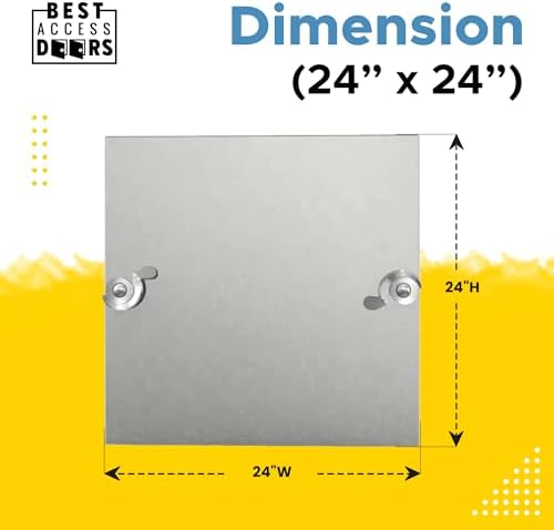 Best 24" x 24" Removable Duct Access Panel - Image 3
