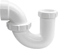 LESSO P Trap PVC 1.5 Inch, 1-/2" W/Plastic Nut | P-Trap, W/Union & 1-1/2" Slip by LESSO