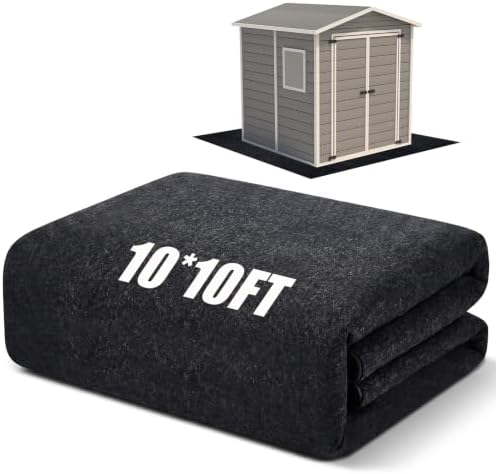 Shed Floor Mat 10 x 10 ft, PE Backing by Kedauud