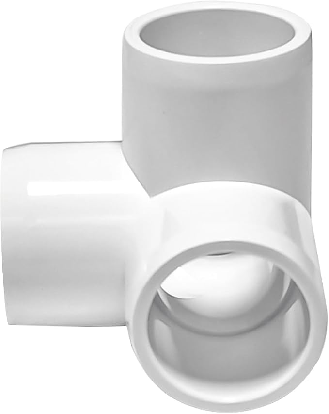 DSY 1/2" 4 Way Elbow PVC Pipe Fitting Adapter 4 Way SCH40 Connector - Image 5