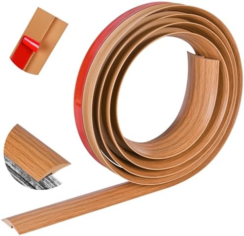 ToLanbbt 3.3Ft Floor Transition Strip Self Adhesive Carpet to Tile Floor Edging by ToLanbbt