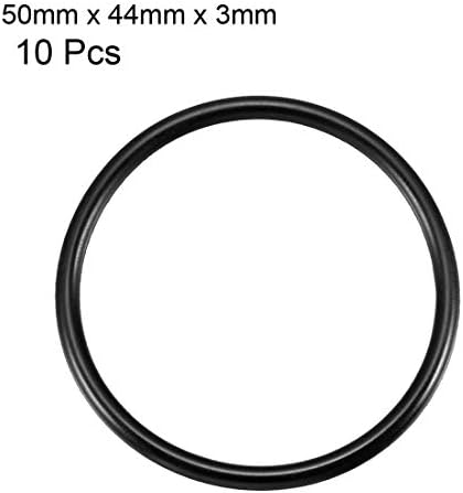 uxcell Nitrile Rubber O-Rings, 50mm OD 44mm ID 3mm Width, Metric Sealing Gasket - Image 2