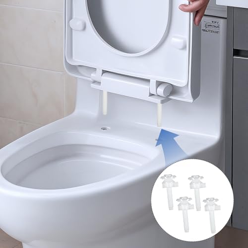 10Pcs Universal Plastic Toilet Seat Screws Replacement Kit Bolts Hinge Bolt - Image 4
