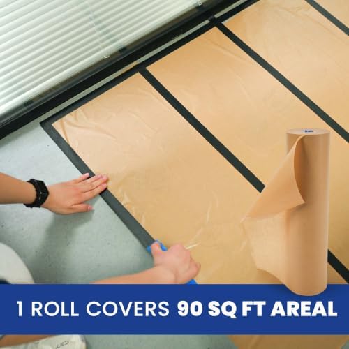 ADHES Masking Paper 6 in x 180 ft Brown Painter's Paper - Image 3