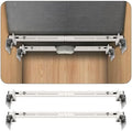 2-Pack Upgraded Undermount Sink Bracket, Undermount Sink Support Kit, Stainless by PMMJ