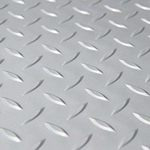 Rubber-Cal Diamond Plate Metallic PVC Flooring - Image 3