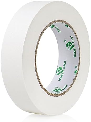 BOMEI PACK White Gaffer Tape, Matte Non-Reflective, 1inch x 30yds No Residue by BOMEIPACK