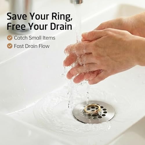 KES Faster Drainage Bathroom Sink Drain Without Overflow - Image 5