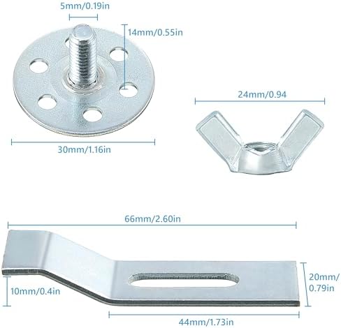 Enhon Undermount Sink Clips Kit 60 Pack, Sink Mounting Brackets, Heavy Duty - Image 7