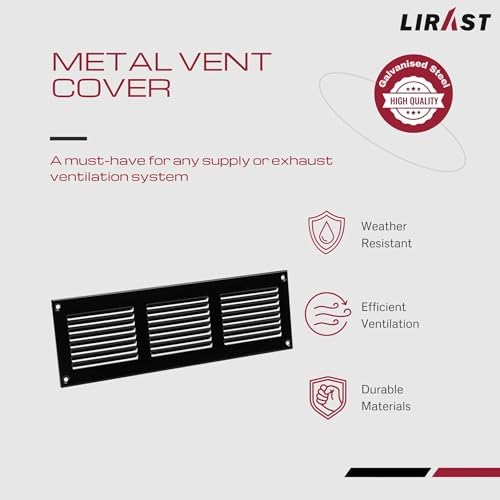 10x2 Vent Cover with Built-in Screen - Image 2