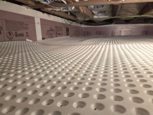 Whitecap Dimple Drainage Matting 2' x 50' – Improves Water Flow, Protects Vapor - Image 3